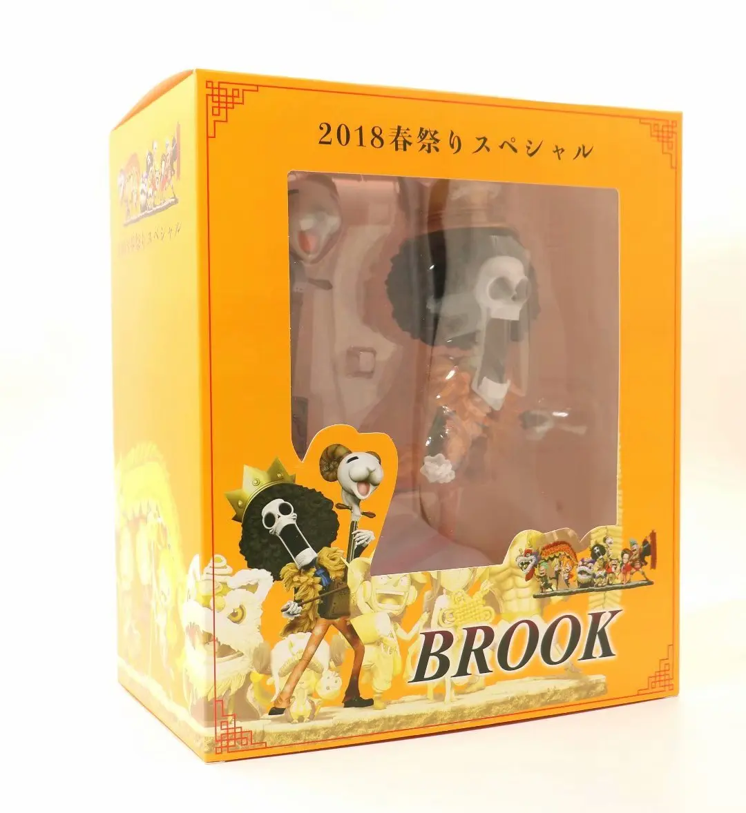 Аниме One Piece Brook играет Erhu 2018 китайский новый год Ver. Милая фигурка модель