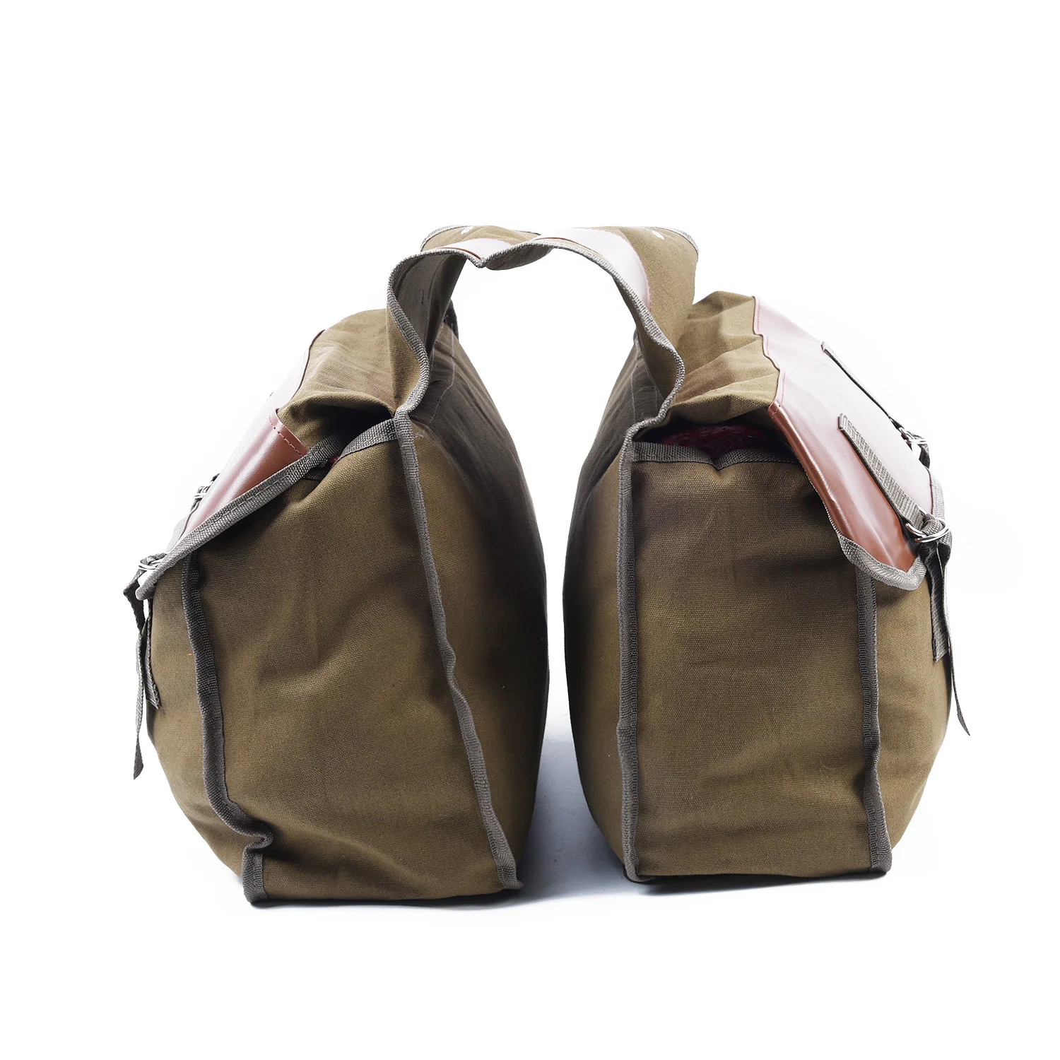 Холщовые универсальные мотоциклетные Сумки на заднюю часть велосипеда задняя