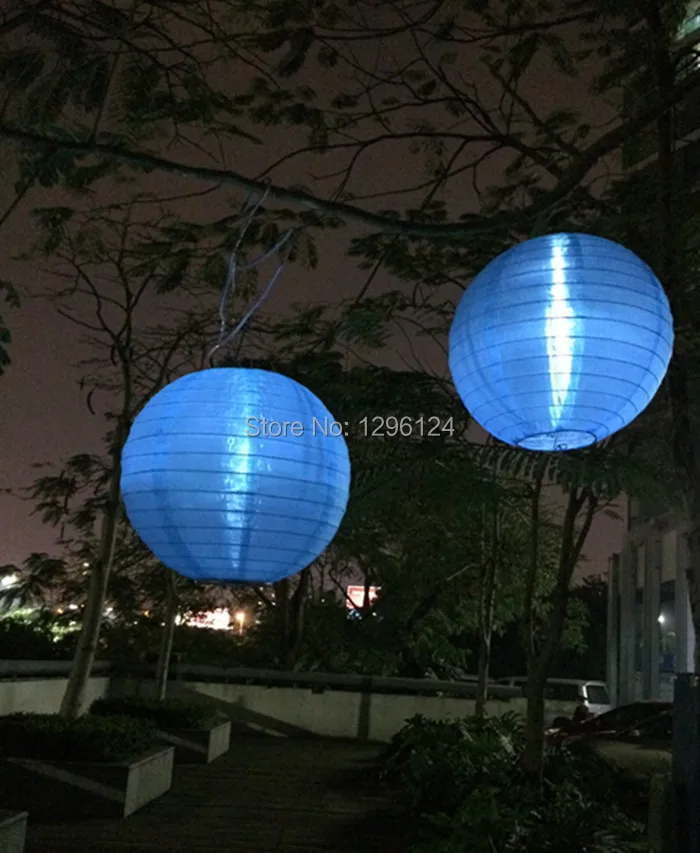 2pcs/ lot Circular LED solar energy lantern light control Solar Garden Lantern -BLUE | Лампы и освещение
