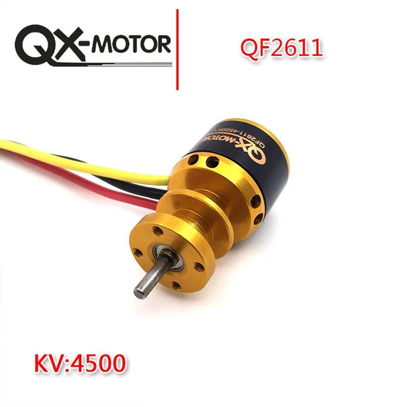 QX-MOTOR QF2611 4500kv 3S бесщеточный двигатель для RC Самолет 64 мм импеллер Jet EDF DIY