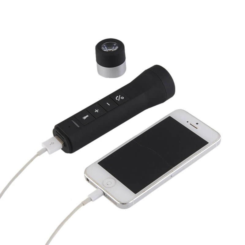 OOTDTY Внешняя беспроводная bluetooth колонка фонарик фонарь внешний аккумулятор