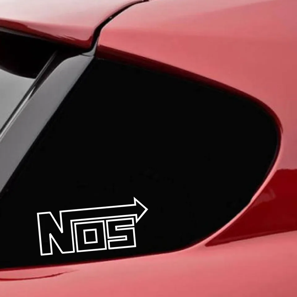Автомобильная наклейка s 12,8 см* 5,8 см NOS наклейка Закись азота для автомобилей мотоциклов 3D наклейка s Светоотражающая Водонепроницаемая наклейка на заказ