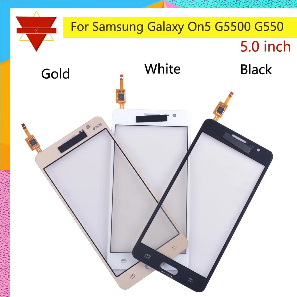 New On5 Touch Panel For Samsung On 5 G5500 G550 Screen Digitizer Sensor Front Glass Lens with flex cable With Logo | Мобильные