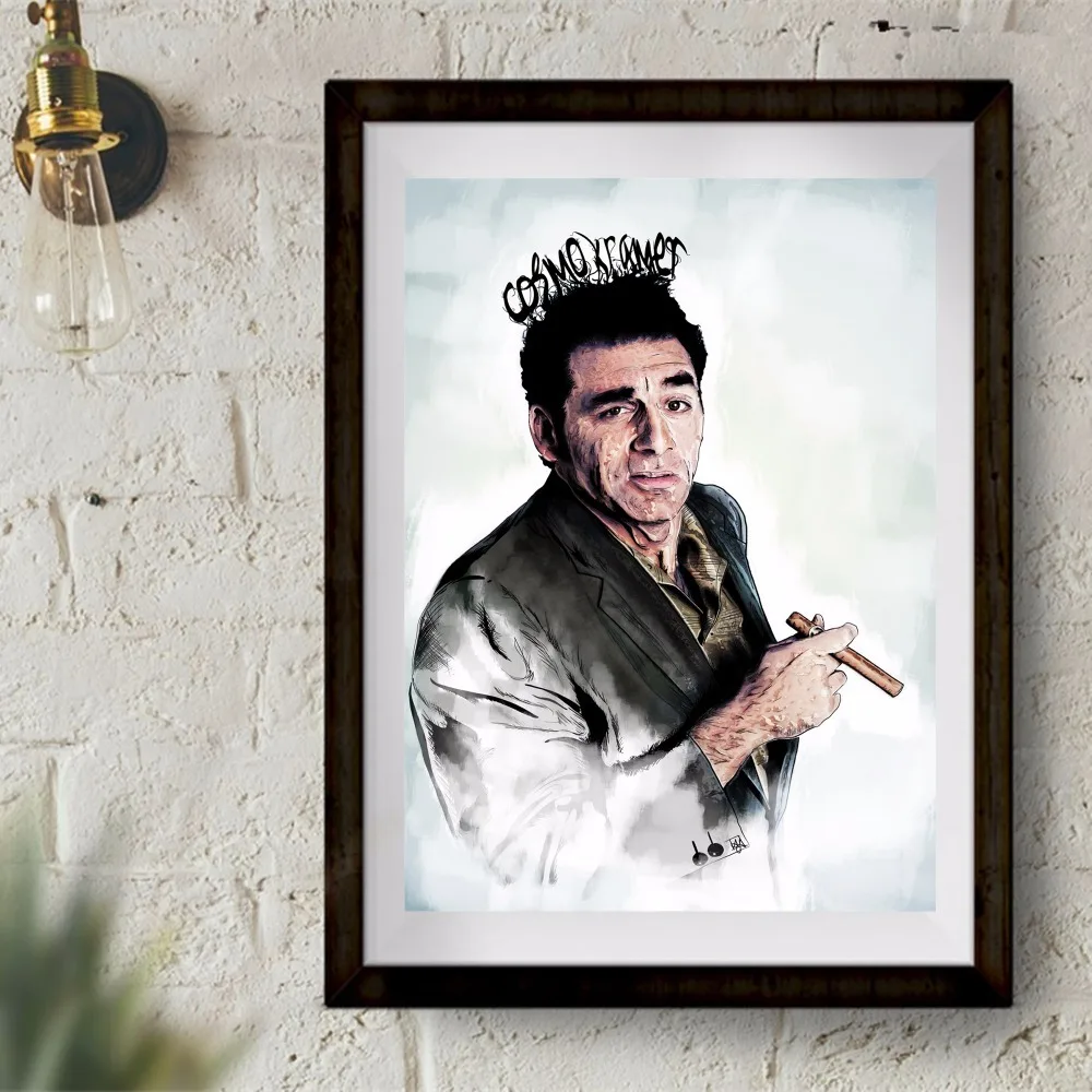 Seinfeld Kramer портрет художественная работа холст печать живопись плакаты на стену, изображения для гостиной декорации Декор для дома без рамки