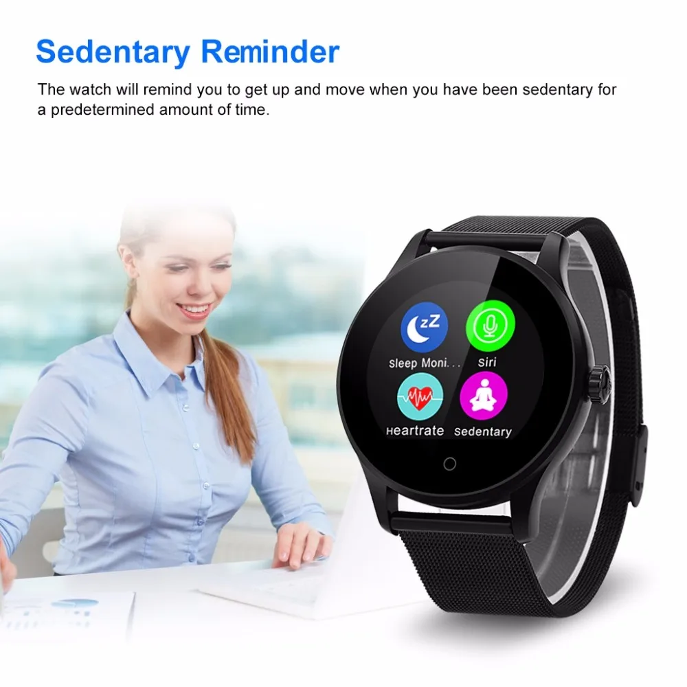Умные часы Diggro K88H, круглый экран, поддержка пульса, монитор, Bluetooth, умные часы для Apple, huawei, Xiaomi, телефон, IOS, Android