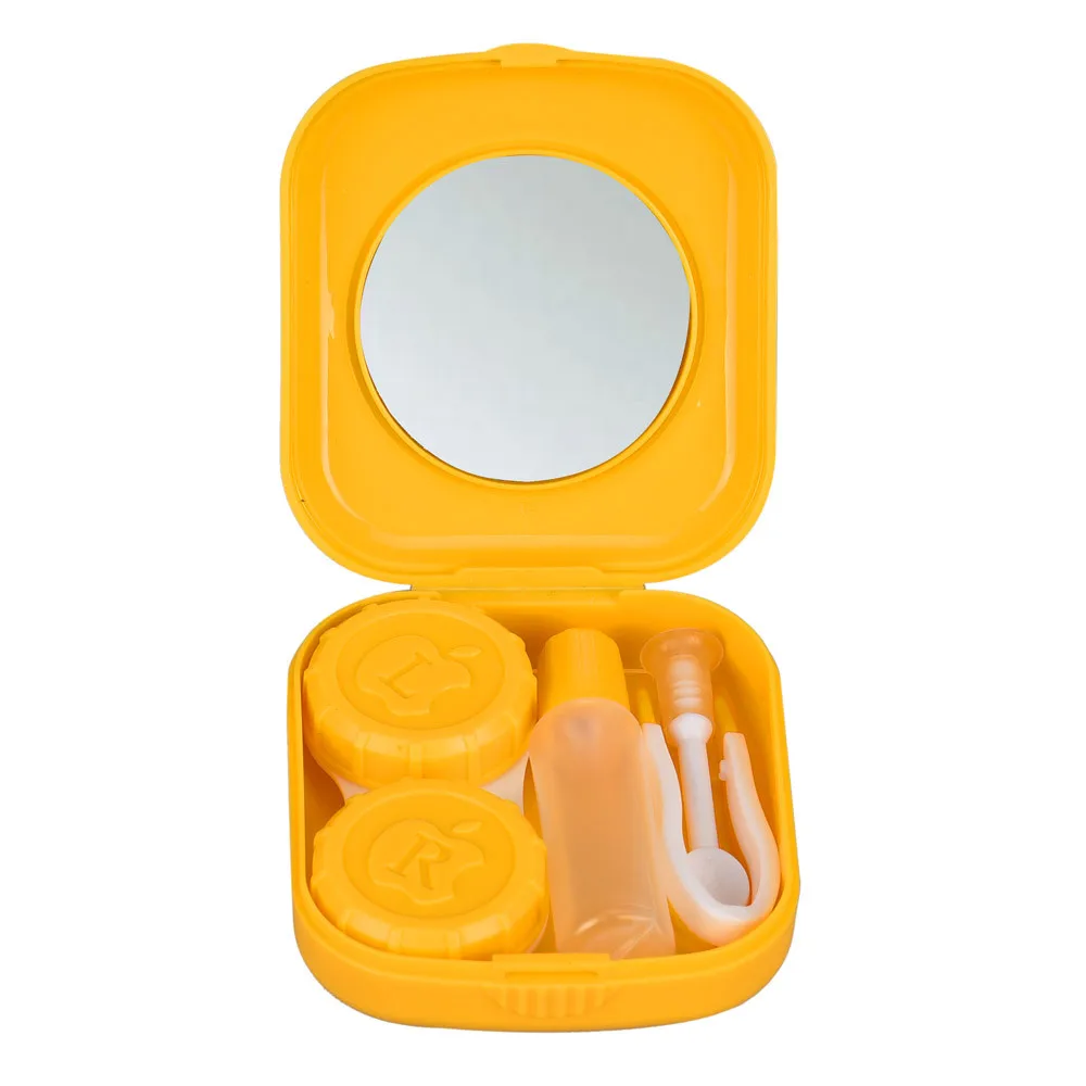 Cover Travel New Cute Mini Contact Lens Easy Carry Case Travel Kit Kit Easy Carry Lenses Protector Container