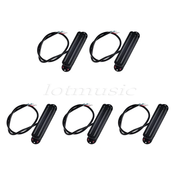 

5Pcs Black Belcat Ceramic Magnet Hot Rail Blade Guitar Pickup