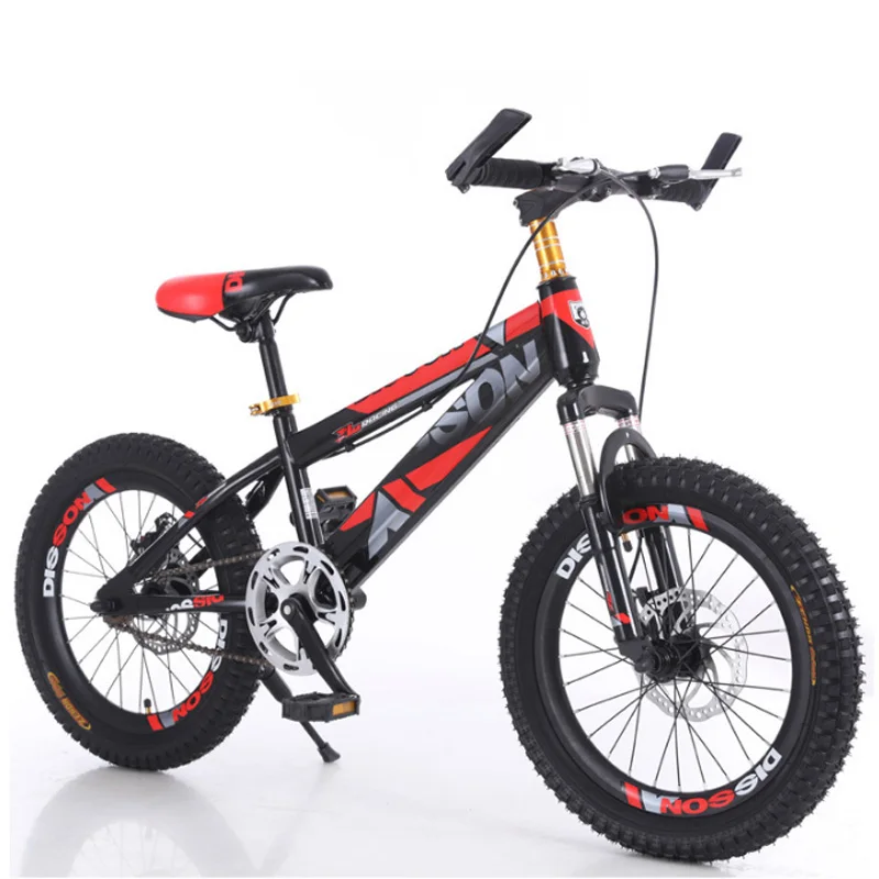 18inch black red 18/20 дюйм детский велосипед из высокоуглеродистой стали, детский велосипед разных цветов, детский велосипед для мальчиков и девочек - Цвет: 18inch black red