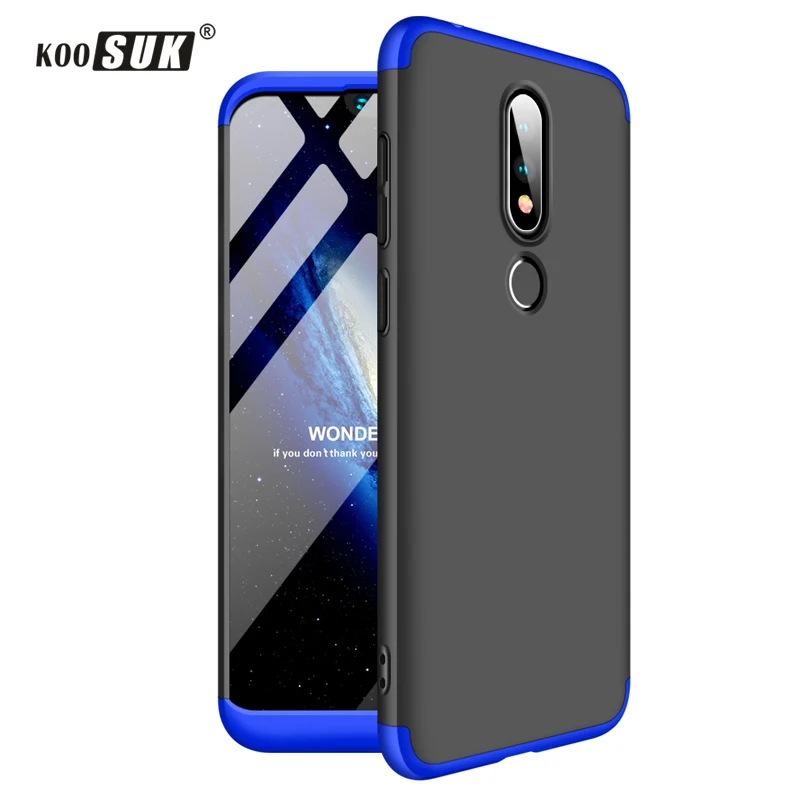 Чехол с полной защитой для Nokia 7 Plus 6 1 X6 2018 8 X7 жесткий матовый ударопрочный чехол 3 в