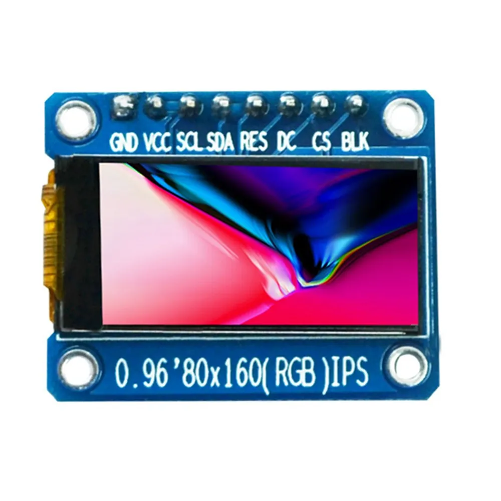 0.96 inch 0,96 1,3 дюймов 1,4" 1,8" серийный 128*128 128*160 80*160 240*240 65K SPI полноцветный TFT ips ЖК-дисплей модуль плата замена OLED - Цвет: 0.96 inch