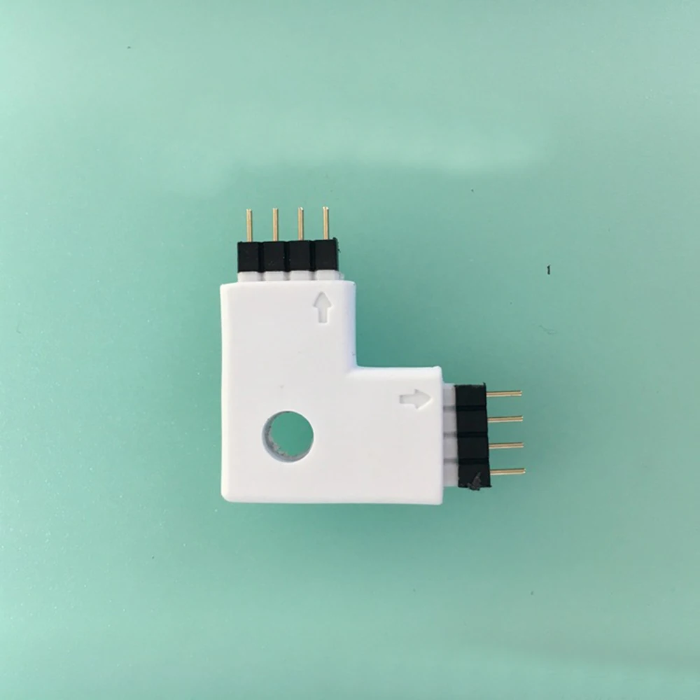 Алюминиевый магазин 100 шт. 4 контактный светодиодный разъем l образной формы для