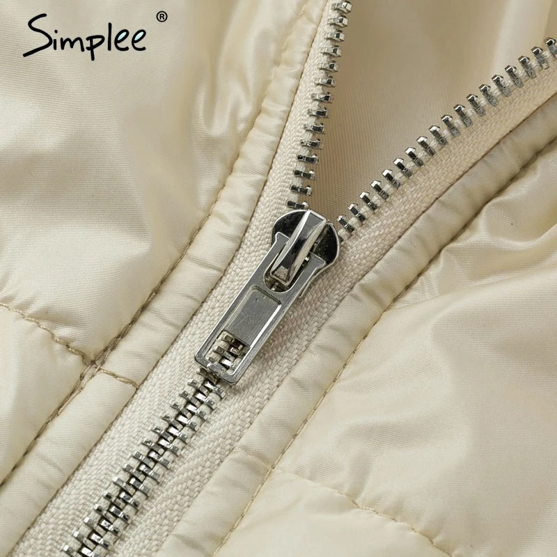 Simplee элегантный сатиновое платье-пеплум Женская парка пальто зима 2018 Твердые