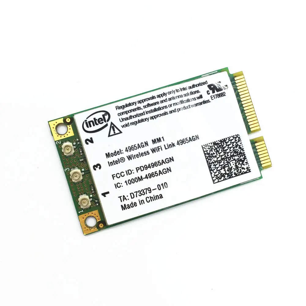 Беспроводная карта адаптера для Intel 4965AGN 4965 agn mini pcie Wi Fi беспроводная Dell Latitude D620 D630