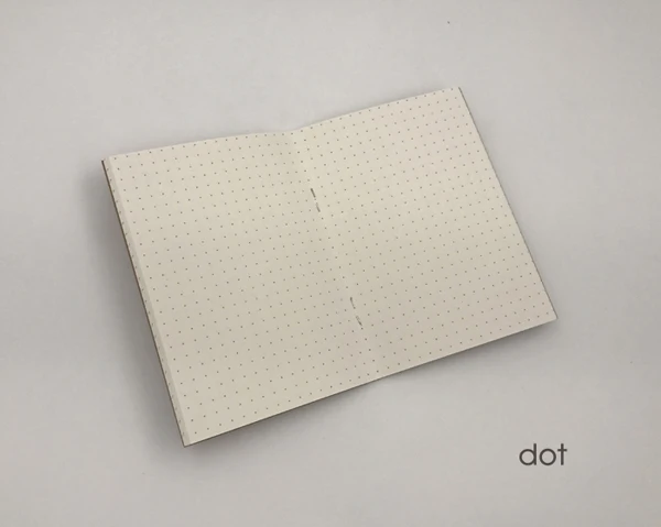 Dot Записная книжка путешественника, сменная бумага, внутренняя бумага для наполнения, ежедневная заметка, мини-блокнот, Размер 9x12,5 см - Цвет: Dot