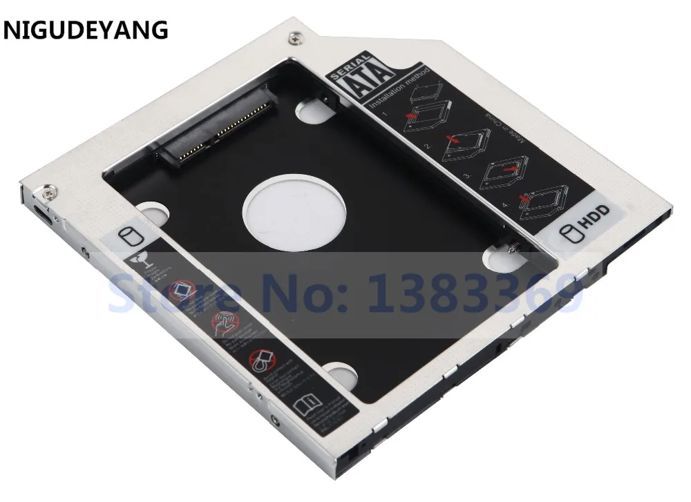 NIGUDEYANG SATA 2nd жесткий диск HDD SSD Tray Caddy для Lenovo Flex2 15 дюймов + IdeaPad G70 80 Z70 80|Корпус