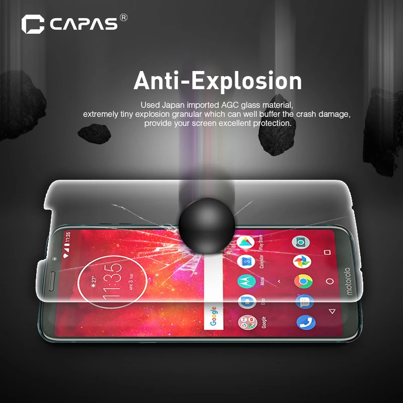 Для Moto Z3 Play закаленное стекло для Motorola Z защита экрана 0 2 мм прозрачная Защитная