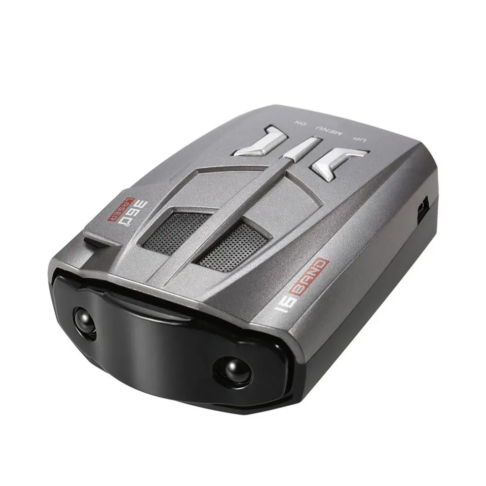 360 degree 16 Band USB Scanning LED Radar Detector Laser Auto Car Speed Testing System