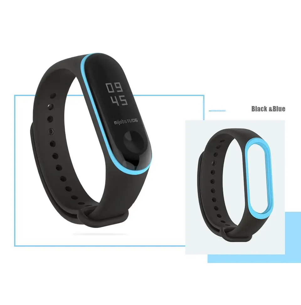 Mi jobs браслет для Xiaomi mi Band 3 ремешок силиконовый Корреа mi band 3 Аксессуары умные наручные часы браслет mi band 3 ремешок