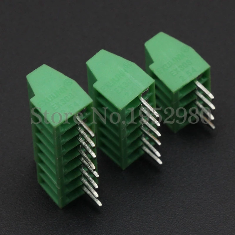 50 шт. 2 54 мм PCB Универсальный винт клеммные колодки коннектор KF128 2/3/4/5/6/7/8/9/10-12