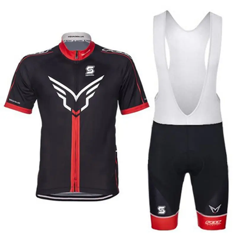 jersey bib shorts Войлок мужской летний комплект с коротким рукавом Велоспорт Джерси одежда дышащий Майо команда Велосипедная одежда полиэстеровый велосипедный - Цвет: jersey bib shorts