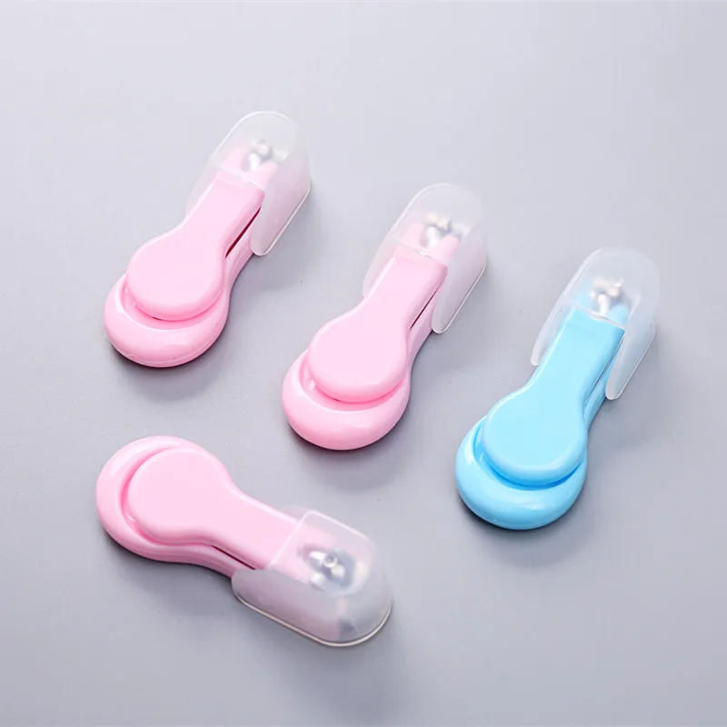 1 шт. детские ножницы для ногтей голубого и розового цвета|Уход за ногтями| |
