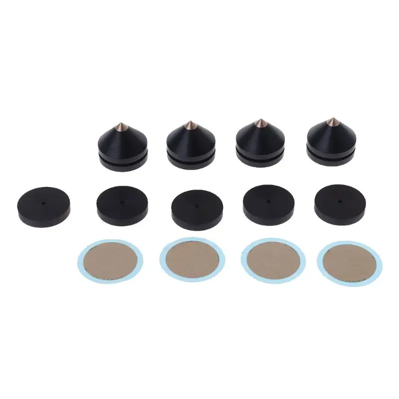 4pcs/Set Active Speaker Spikes Stand Feets Audio Repair Parts Accessories Turntable 23x20mm DIY For Home Theater |