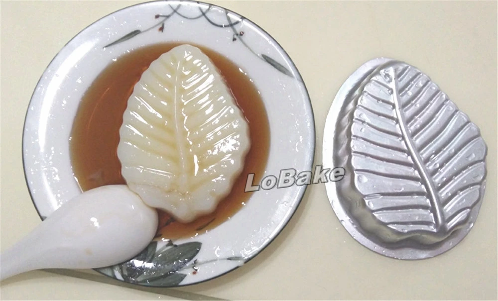 (5 шт./лот) 100 мл креативная форма листа анодированная алюминиевая для пирожных