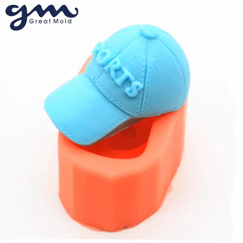 Силиконовая форма для мыла в спортивной шляпе| |
