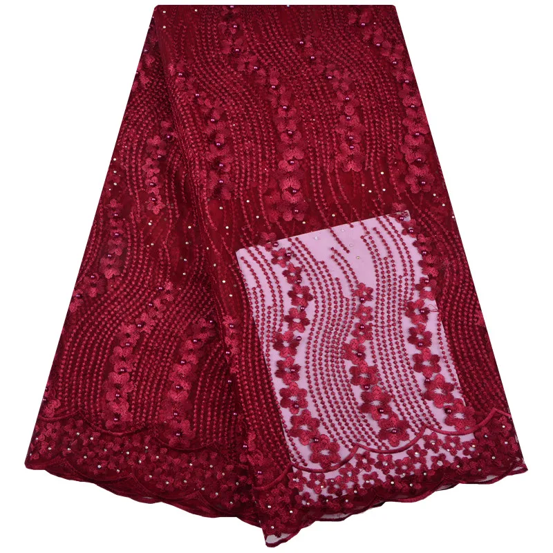 Новинка 2018 французские нигерийские кружева ткани высокого качества тюль