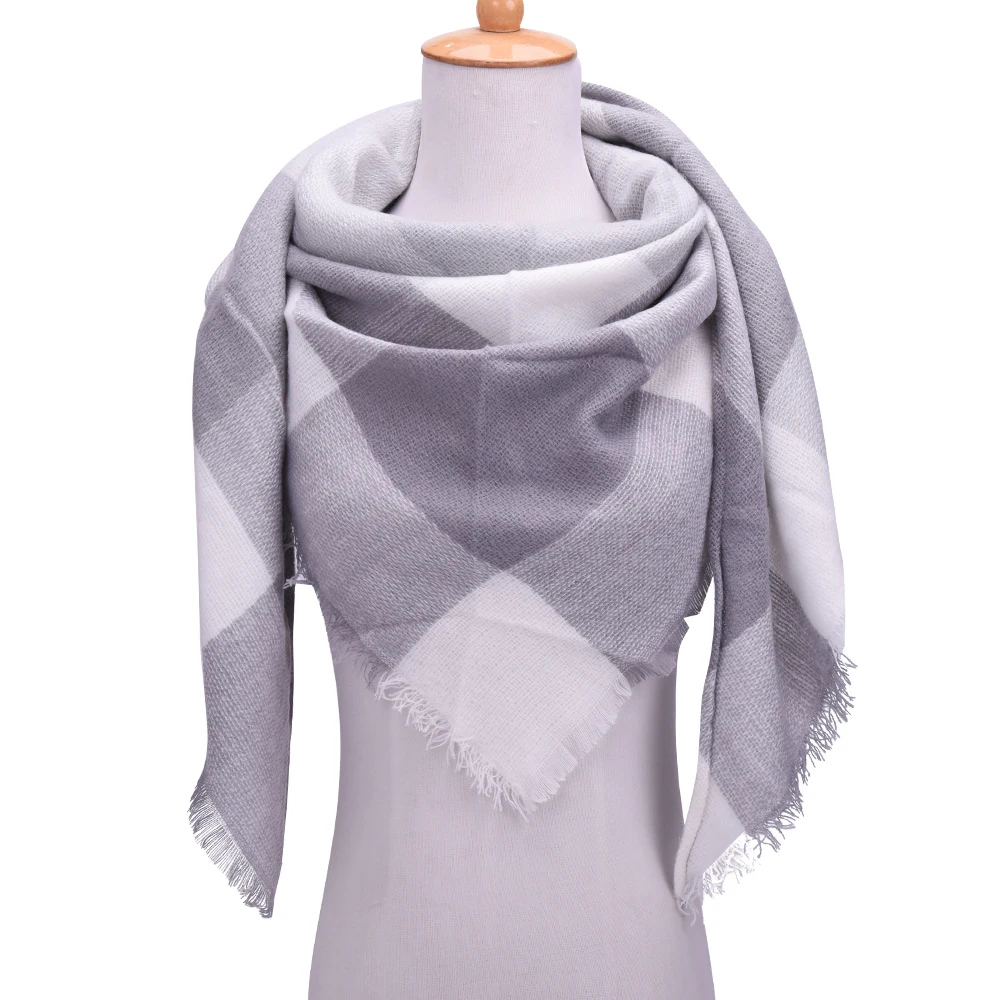 VEITHDIA, новинка, зимний треугольный шарф для женщин, брендовая дизайнерская шаль, кашемировые клетчатые шарфы, одеяло,, Прямая поставка