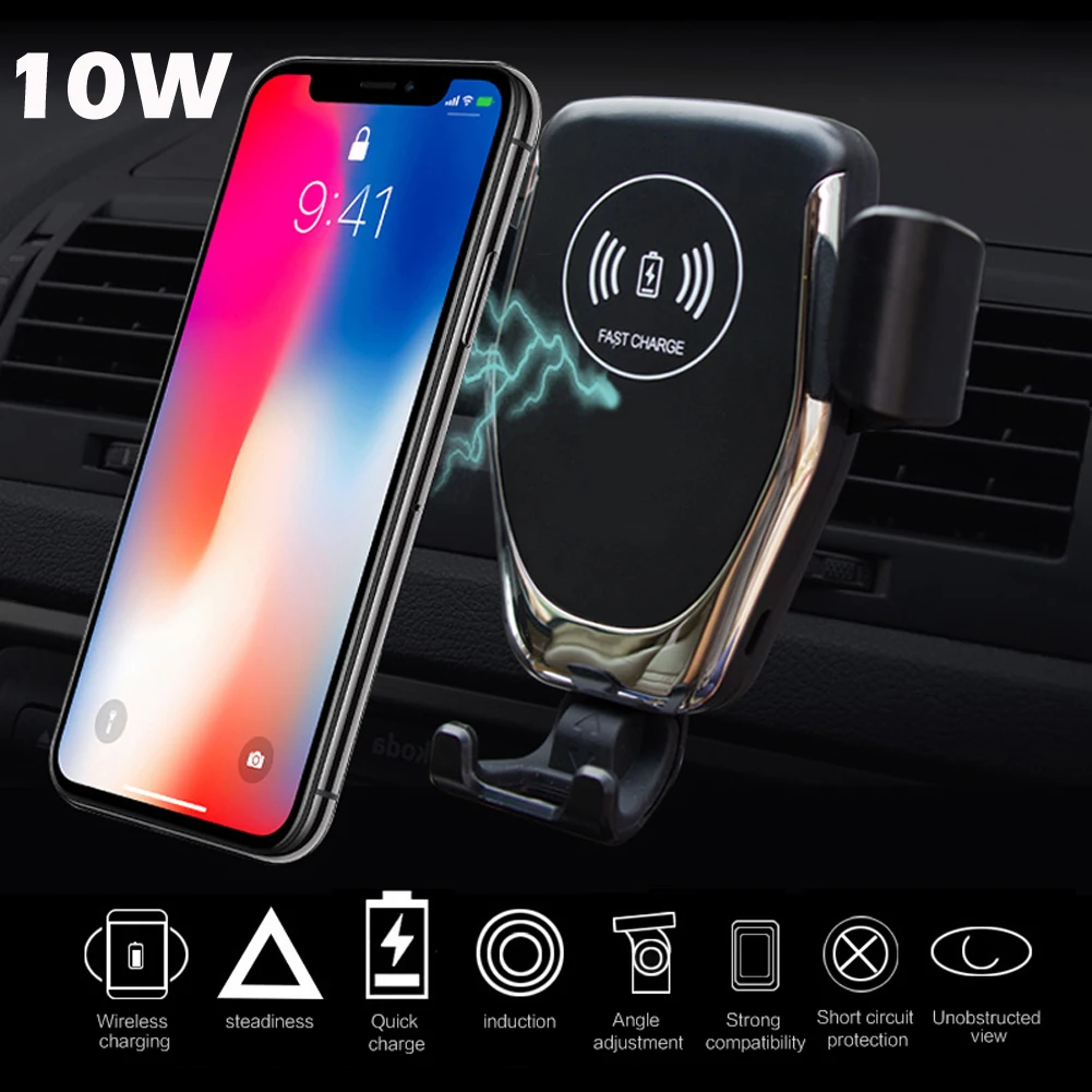 Mayround беспроводное автомобильное зарядное устройство 10 Вт для Huawei P30 Pro Mate FAST