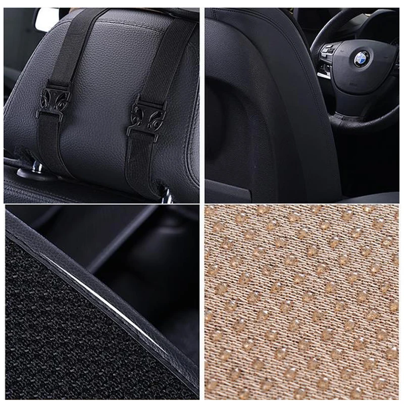 Автокресло охватывает летом Универсальный Fit Linen сетка охватывает протекторы сиденья авто сиденье автомобиля Обложки автомобиля стиль аксессуары для интерьера авточехлы чехлы на автомобильные сиденья