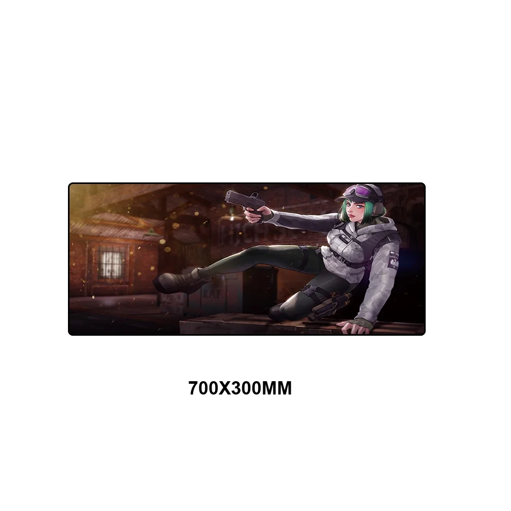 CHLH-047 Большой коврик для мыши Rainbow Six Siege, геймерский игровой коврик, большой коврик для мыши, Настольный коврик для ПК, компьютера, ноутбука, XL 700X300 мм - Цвет: CHLH-047