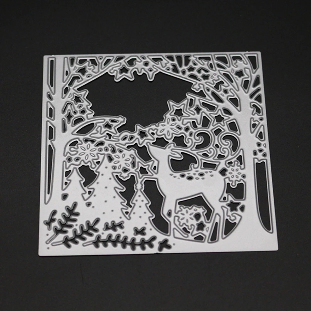 9.6X9.6CM Metal Cutting Dies Frame Stencils For DIY Scrapbooking Embossing Paper Cards Die Cuts Photo Album Making Craft | Дом и сад