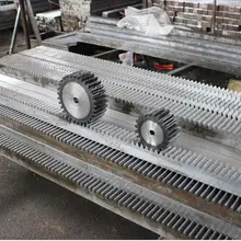 20 штук, 1.5Mod, 15x15x1000 мм, 1,5 м, цилиндрическая зубчатая стойка с правыми зубьями, зубчатая стойка с ЧПУ(прямые зубья), зубчатая стойка