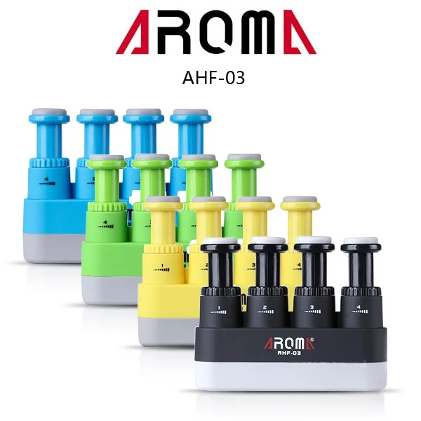

Aroma AHF-03 Finger Exerciser Hand Exercisers Trainer for Guitar Piano Ukulele Tension 4lb-7lbs 4 Colors Available
