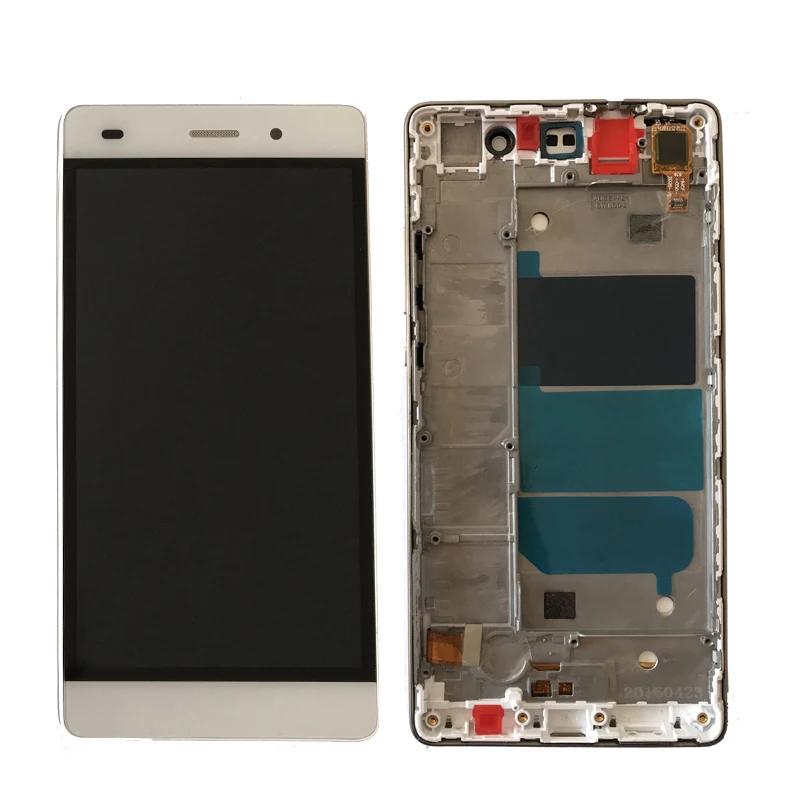 100% оригинальный для Huawei P8 Lite ALE L04 LCD дисплей с сенсорным экраном дигитайзер в