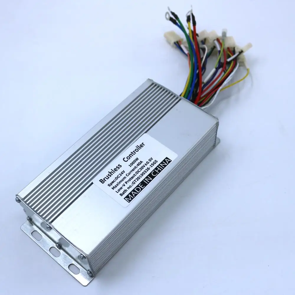 15 Mosfet датчик/датчик менее 24V1000W 40 Amax E-bike/скутер/мотоцикл бесщеточный скоростной контроллер