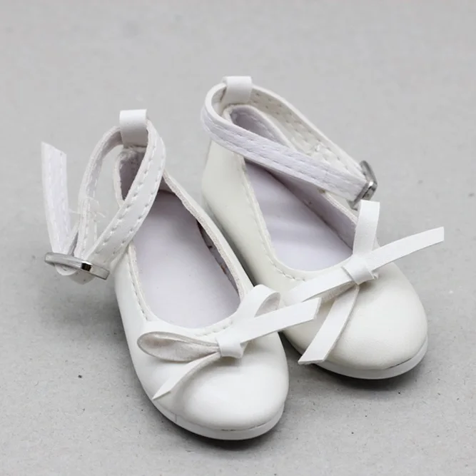 1pair Fashion PU Leather Shoes For 16inch 60cm BJD SD Dolls mini shoes toy fit 1/3 Dolls 7.8cm