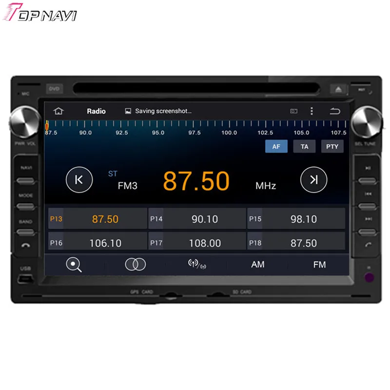 Topnavi 7 ''четырехъядерный Android 6 0 Автомобильный DVD-плеер для VW PASSAT