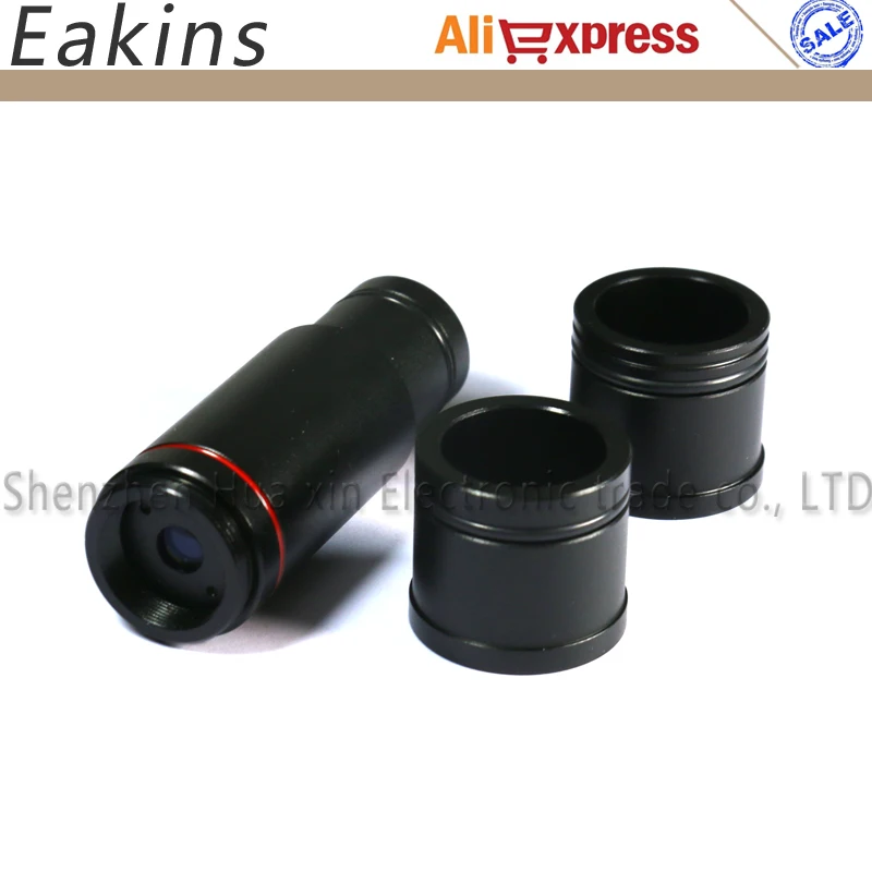 720p 13MP CMOS HDMI VGA микроскоп камера + CCD 0.5X окуляр C-Mount объектив для 23 2 мм 30 5 кольцо |