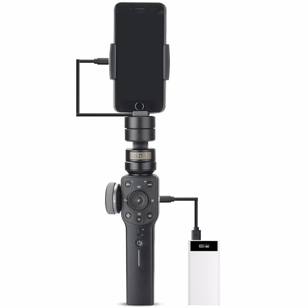 Ручной Стабилизатор Zhiyun Smooth 4 3 осевой шарнирный стабилизатор для смартфона Iphone 8 X