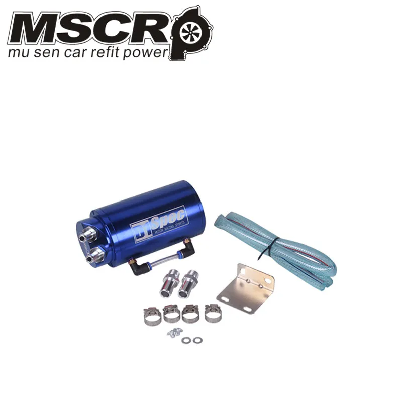 Высокое качество D1 SPEC Racing Oil catch can/tank (серебристый/синий/черный/красный)|Топливные