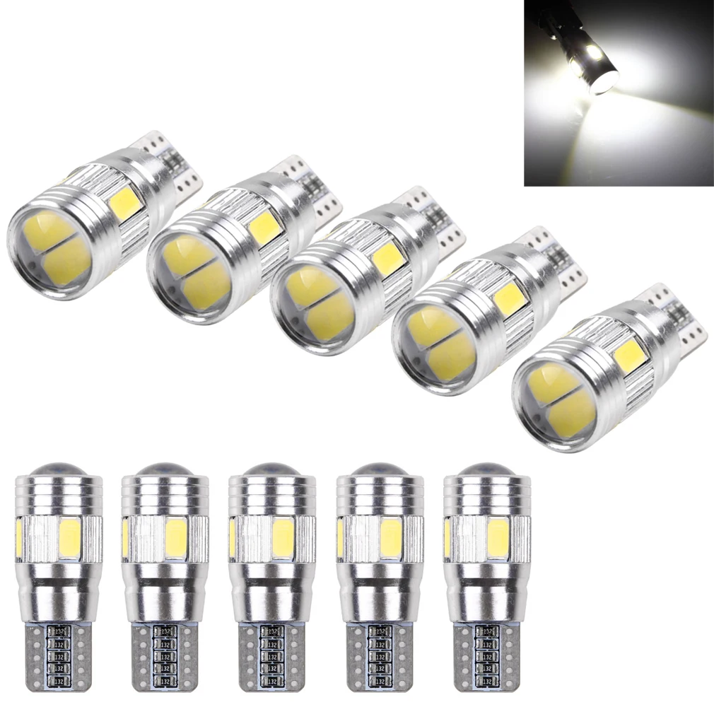 10 шт. автомобильные светодиодсветодиодный лампы T10 501 194 W5W 5630 SMD | Автомобили и