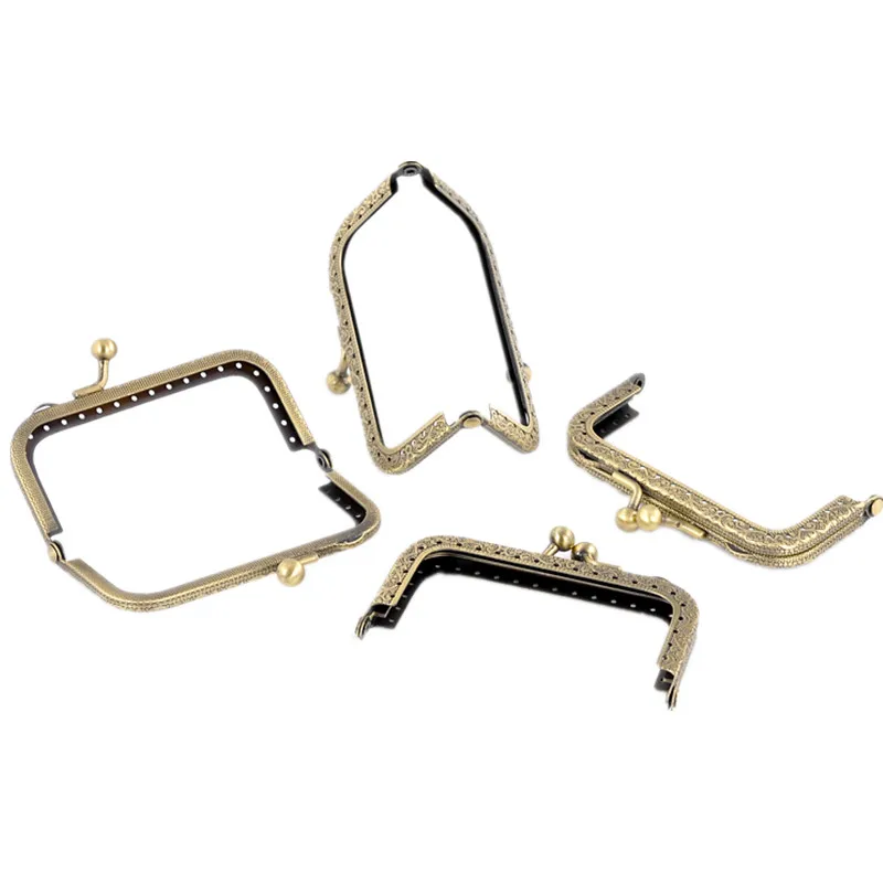 Винтажный кошелек для мелочи бронзового цвета 5 шт. металлическая дуговая рамка