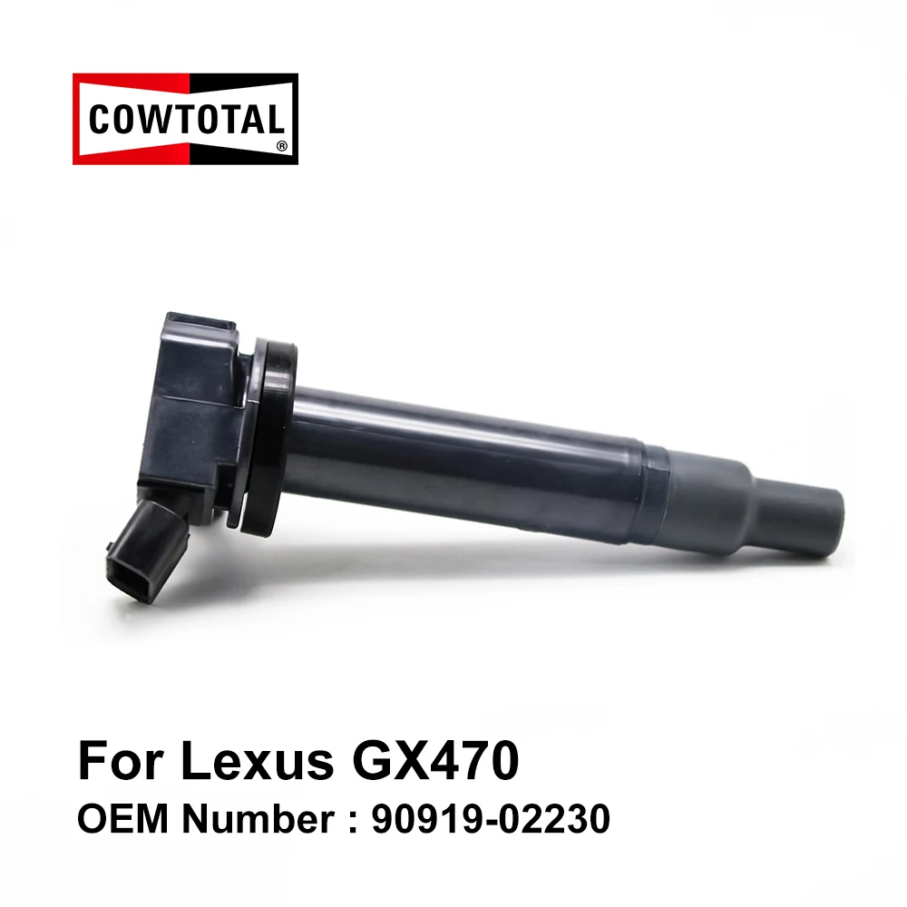 Cowtose Катушка зажигания для Lexus GX470 Код двигателя 2UZ FE 4.7L OEM 90919 02230 (упаковка из
