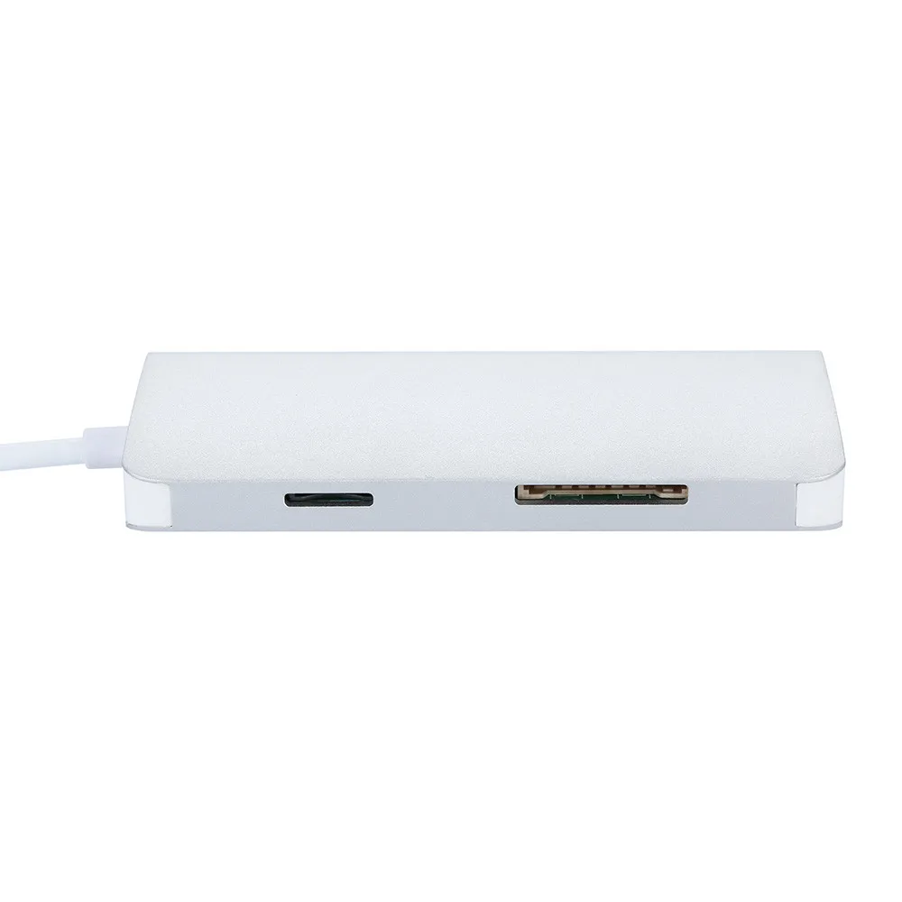 EPULA USB C 8 в 1 к Type Multi 3 0 HDMI RJ45 Ethernet Micro SD TF OTG кардридер Прямая поставка|Кабели HDMI| |