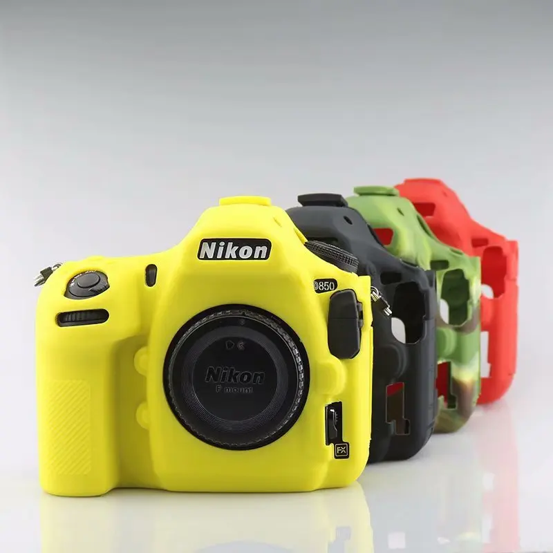 Силиконовая кожа брони чехол для DSLR камеры корпуса Защитная сумка видео