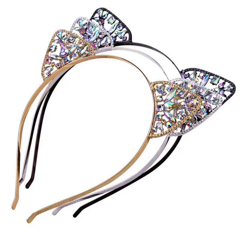 Детская повязка на голову с кошачьими ушками для девочек|cosplay headband|fashion headbandheadband