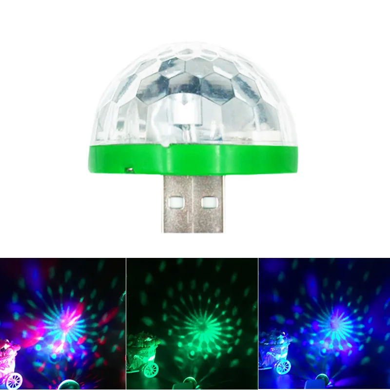 

Светодиодная мини USB Волшебная сценическая лампа портативный красочный Сказочный музыкальный сенсор диско сценический эффект освещения Х...